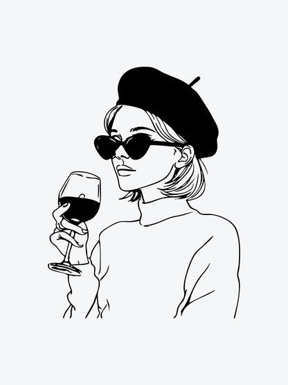 French Agent temporary tattoo