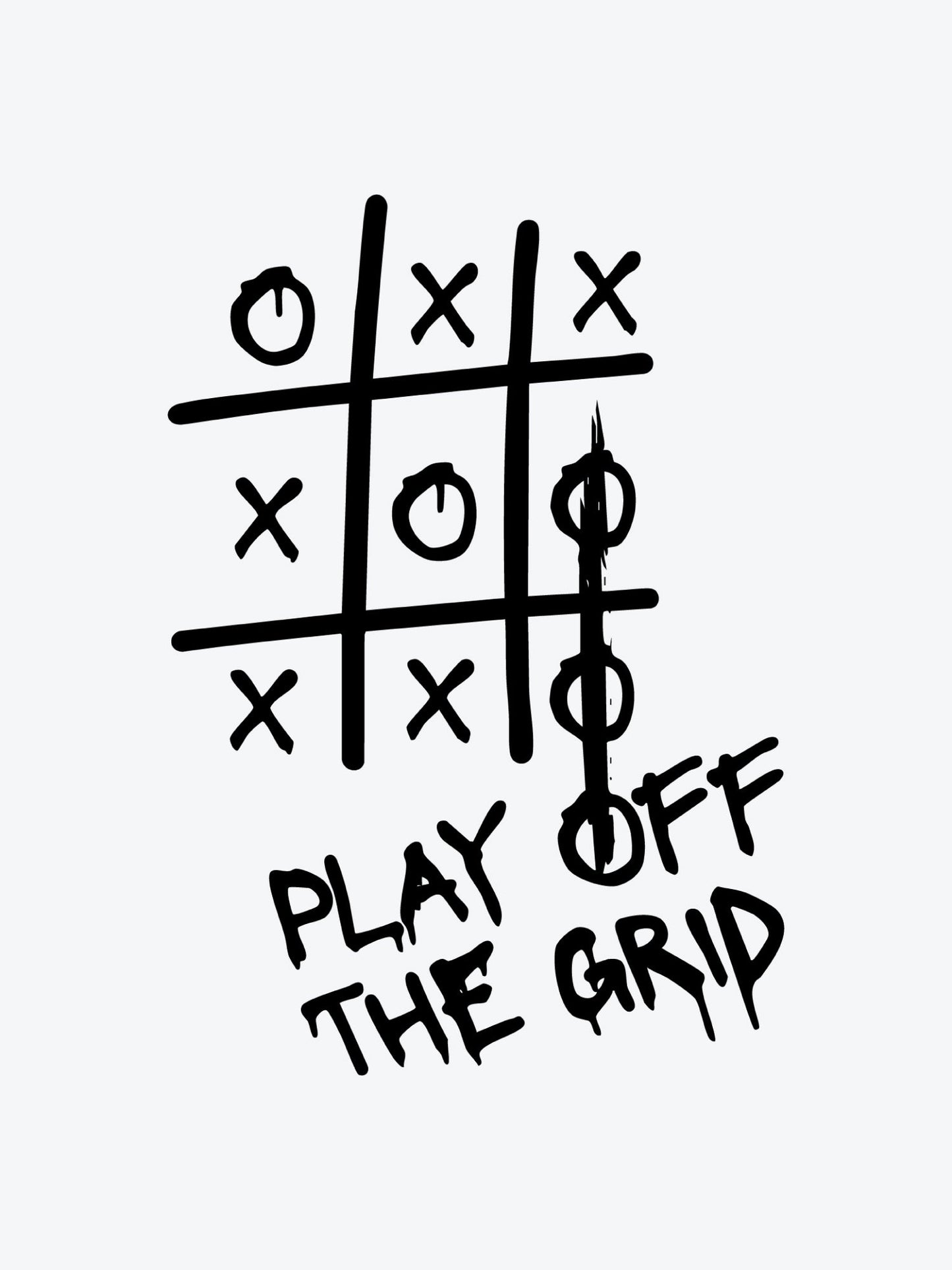 Think Outside The Box temporary tattoo