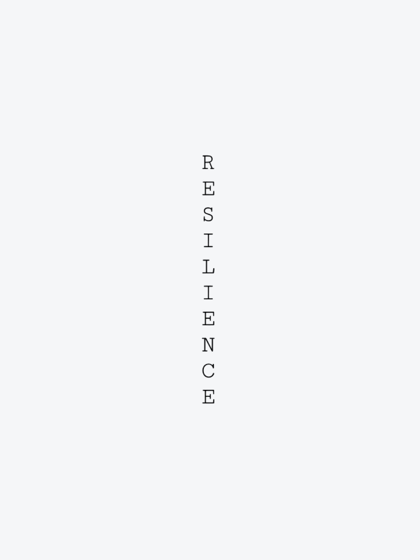 Resilience temporary tattoo
