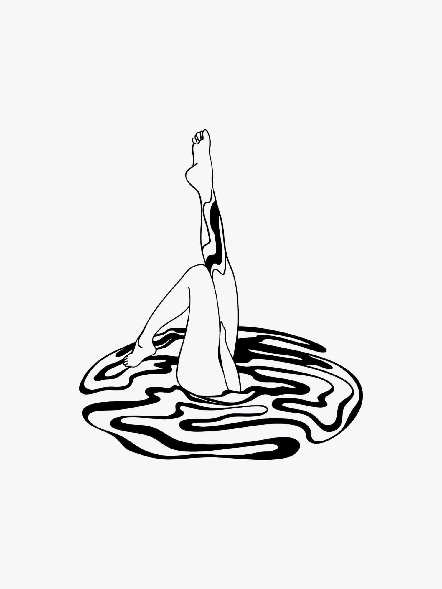 Liquid Trip temporary tattoo