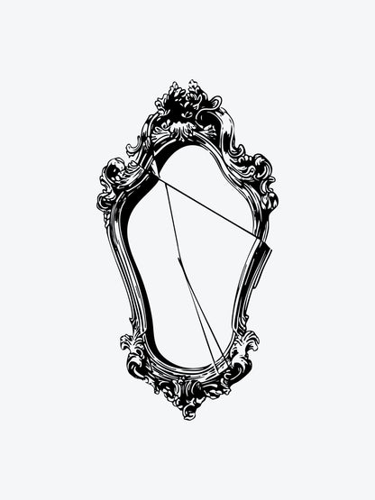 Mirror temporary tattoo