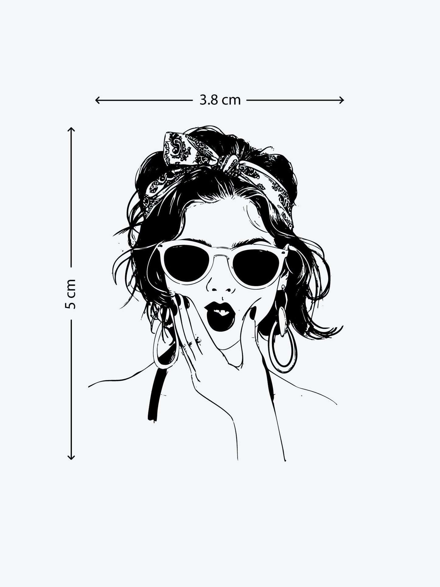 Duckface Training temporary tattoo