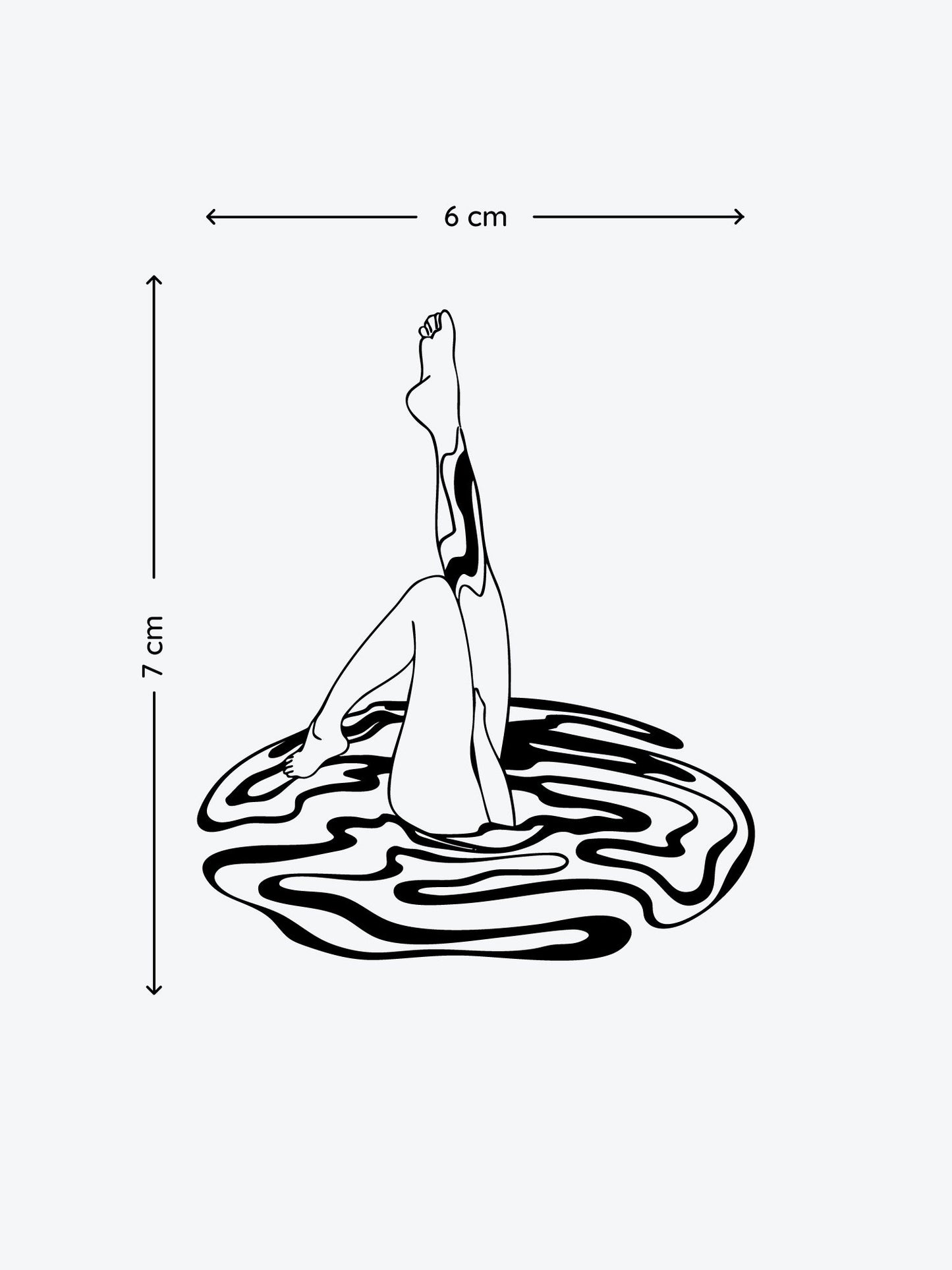 Liquid Trip temporary tattoo