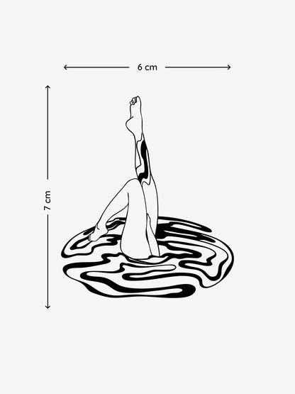 Liquid Trip temporary tattoo