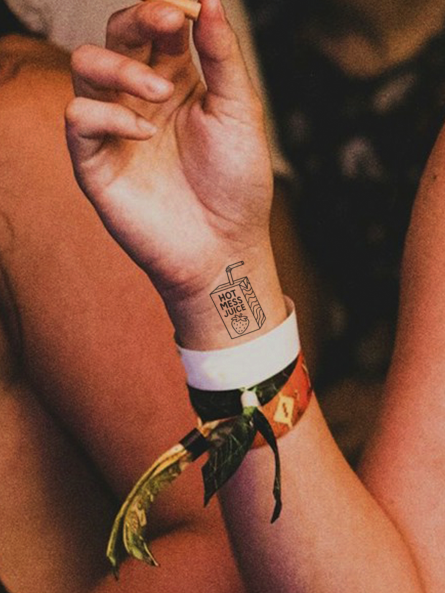 Dumb Bitch Juice temporary tattoo