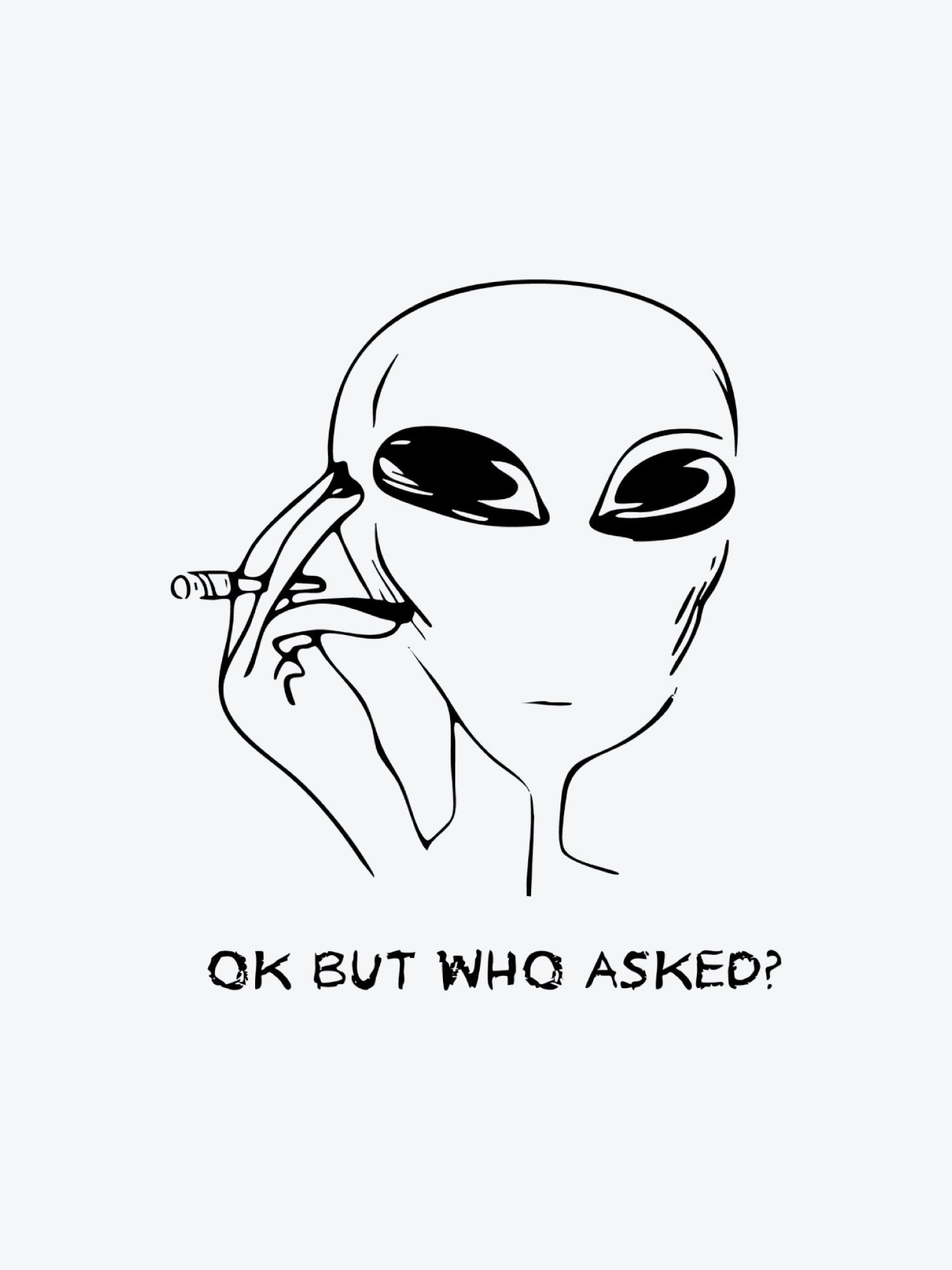 Alien Art temporary tattoo