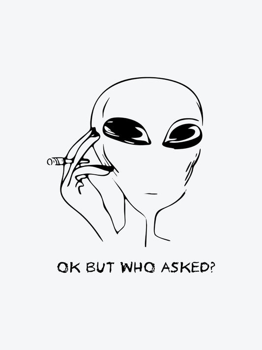 Alien Art temporary tattoo