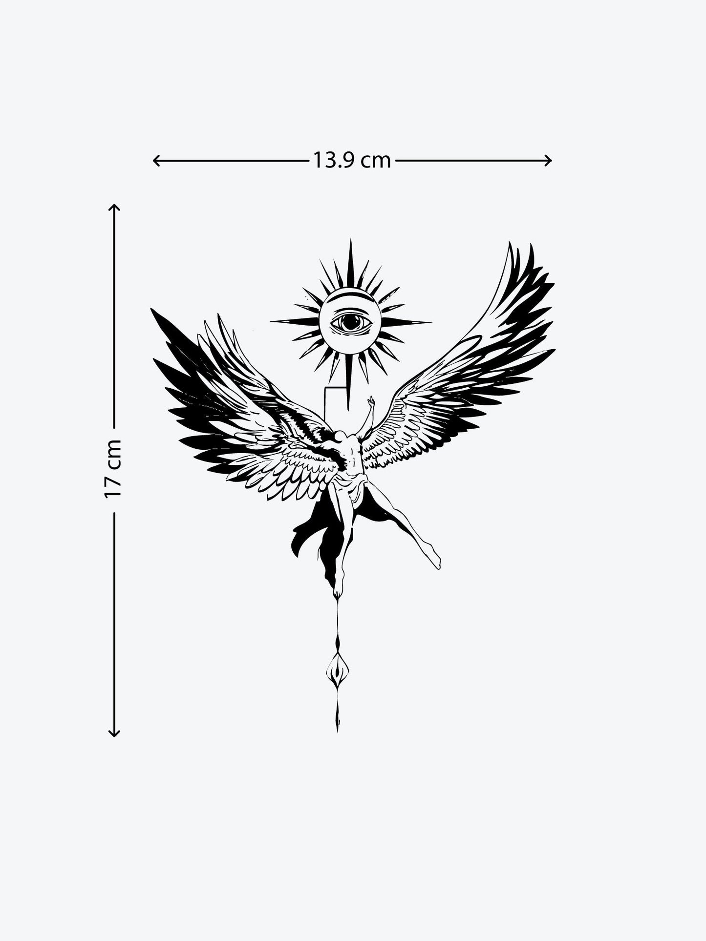 Ikarus temporary tattoo