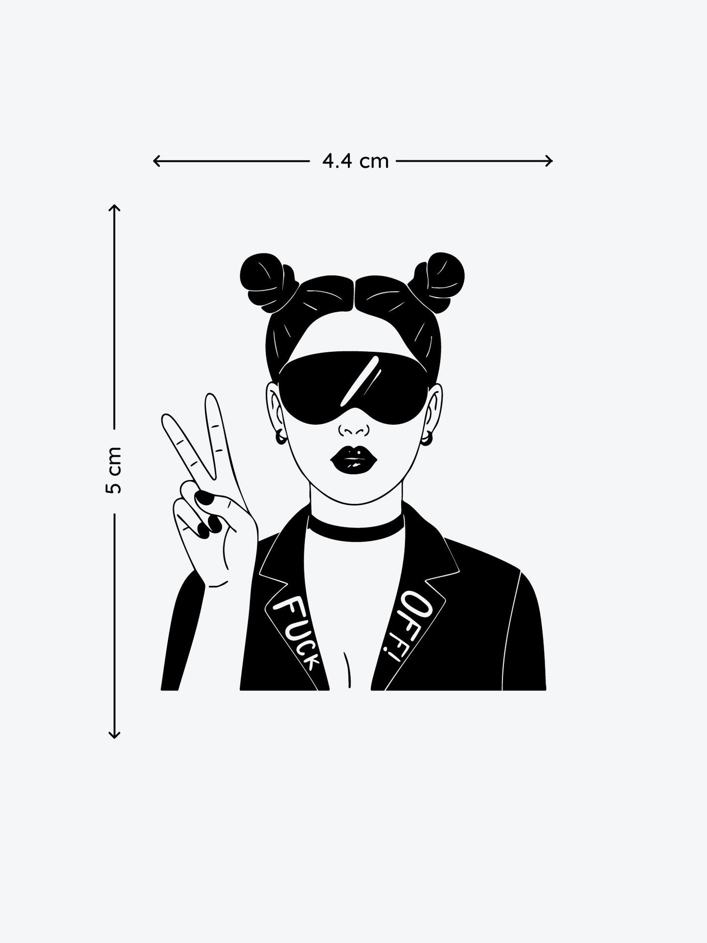 FO Dude temporary tattoo
