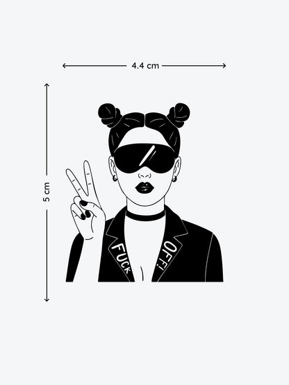 FO Dude temporary tattoo