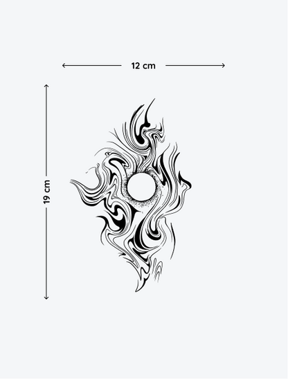 Supernova temporary tattoo