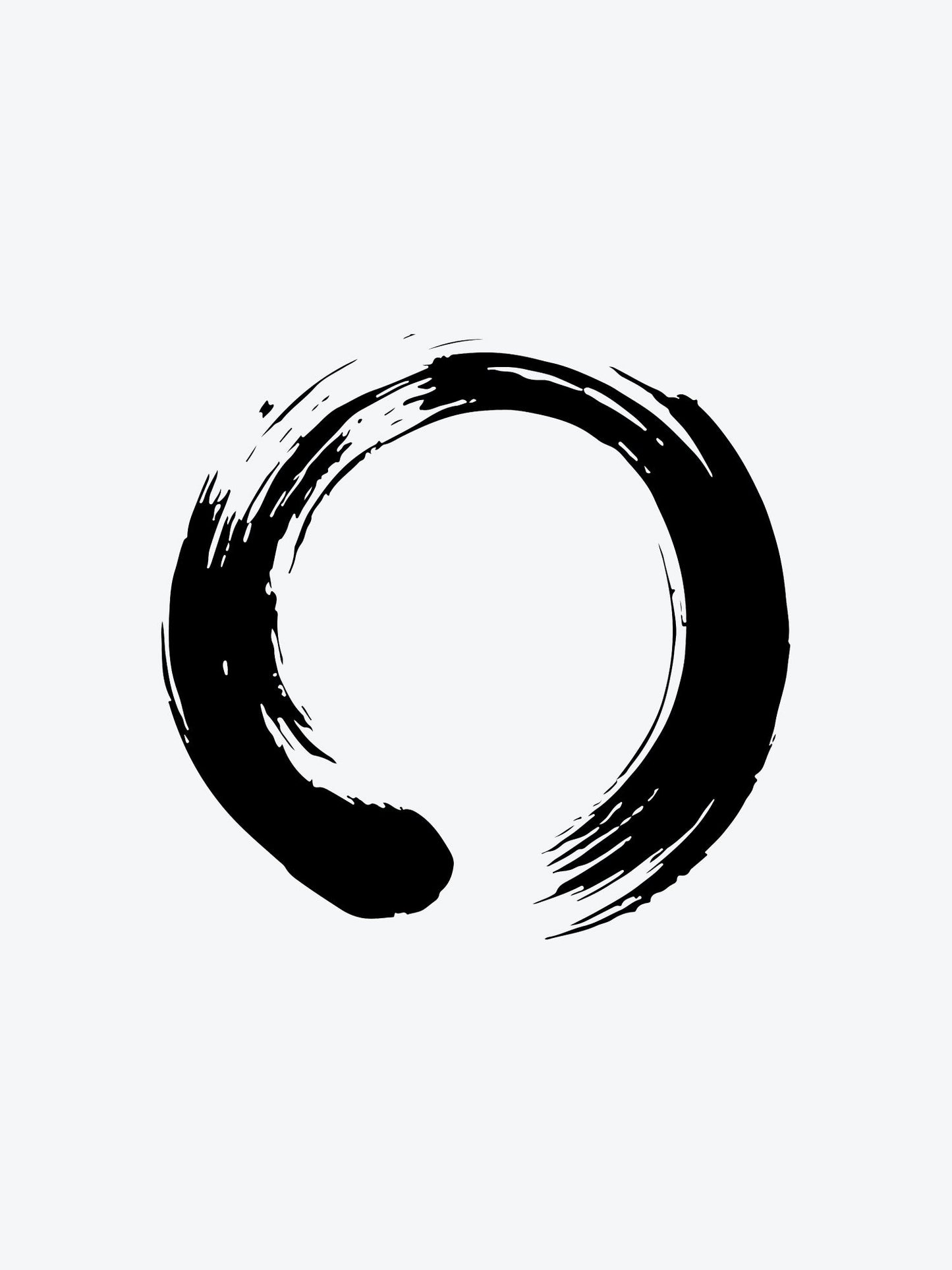 Enso Circle temporary tattoo