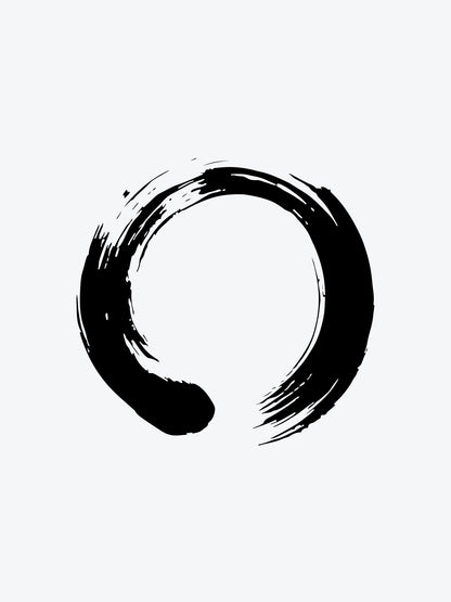 Enso Circle temporary tattoo