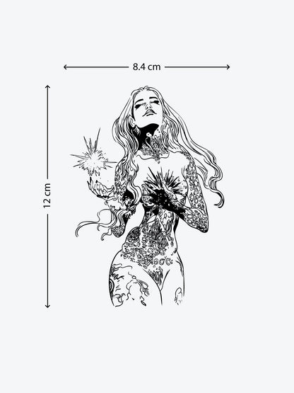 Power of a Woman temporary tattoo