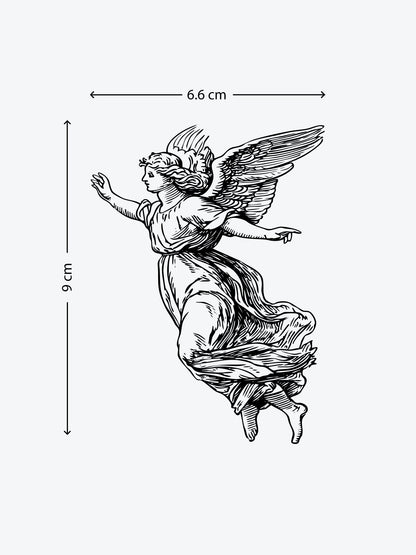 Flying Angel temporary tattoo