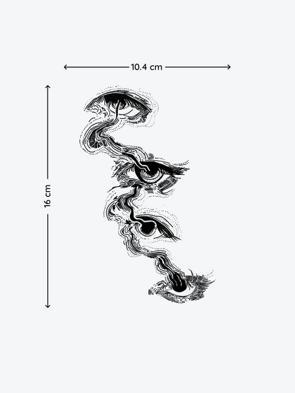 Eye Conscioussnes temporary tattoo