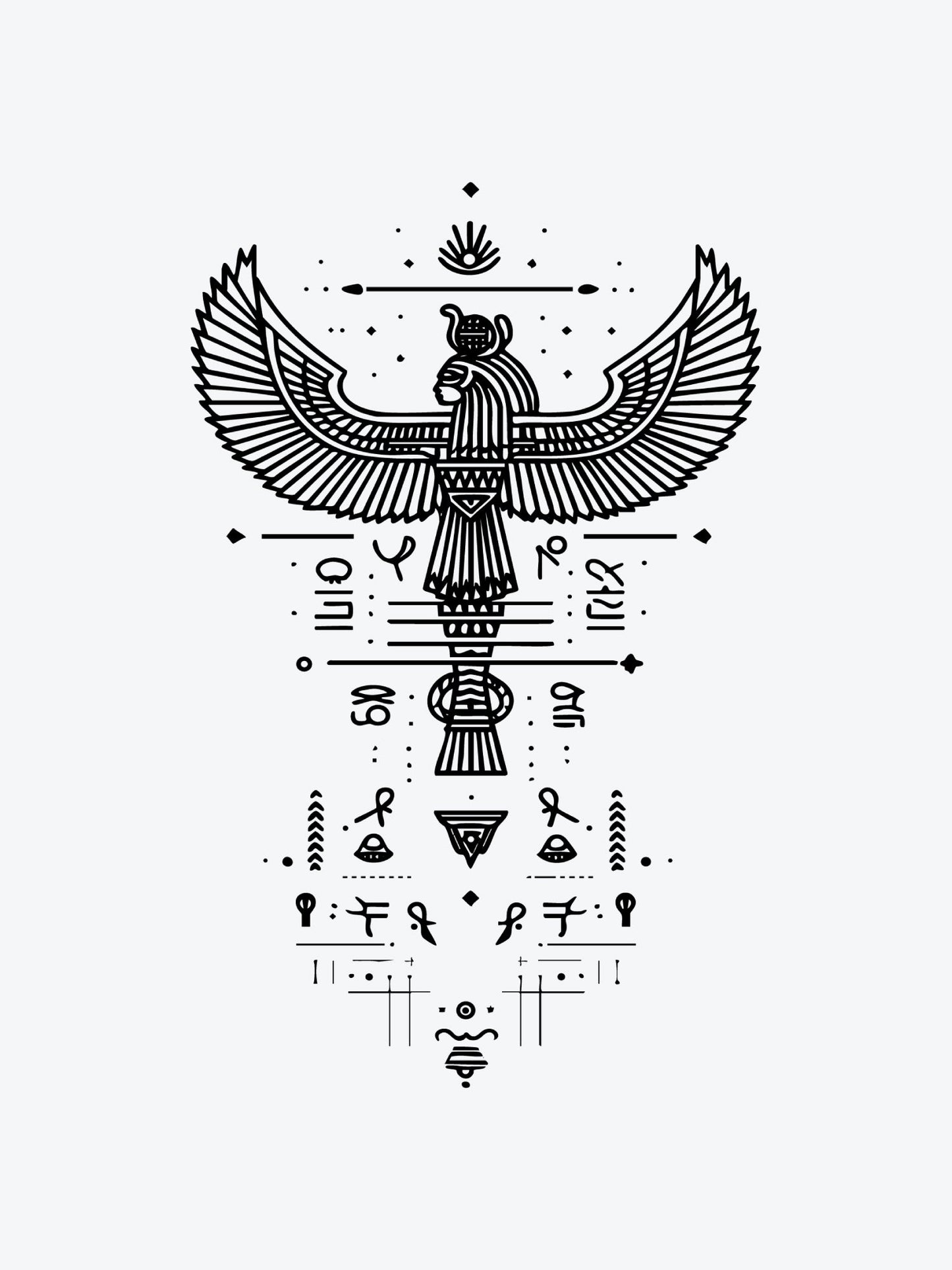 Pure Egypt temporary tattoo