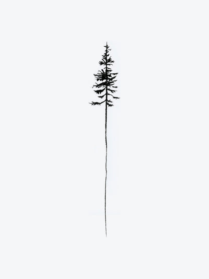 Shy Tree temporary tattoo