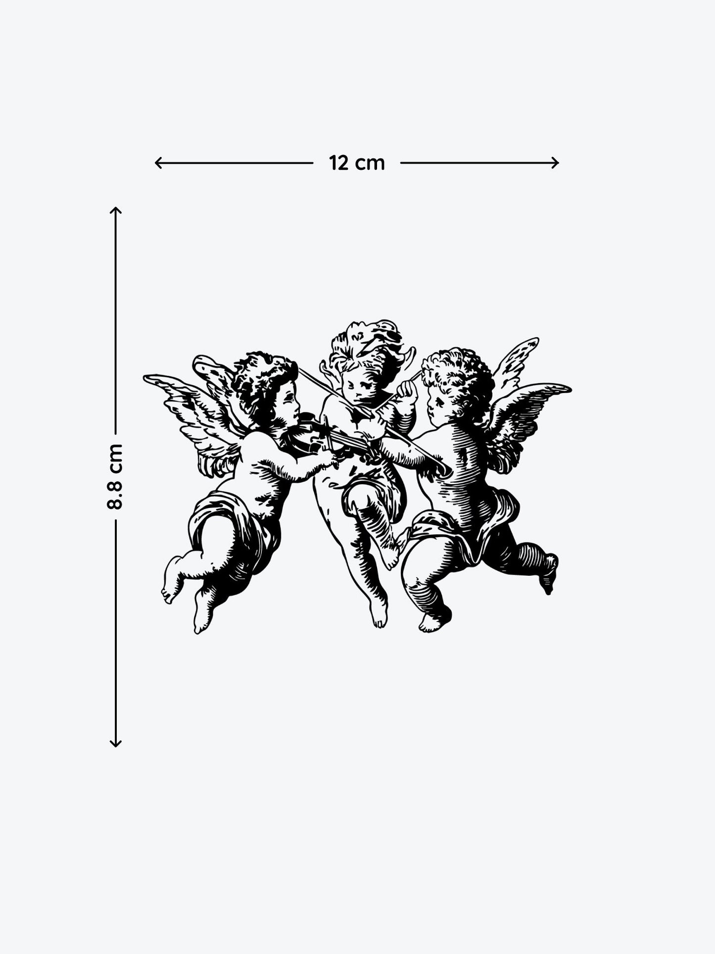 Angel Symphonie temporary tattoo