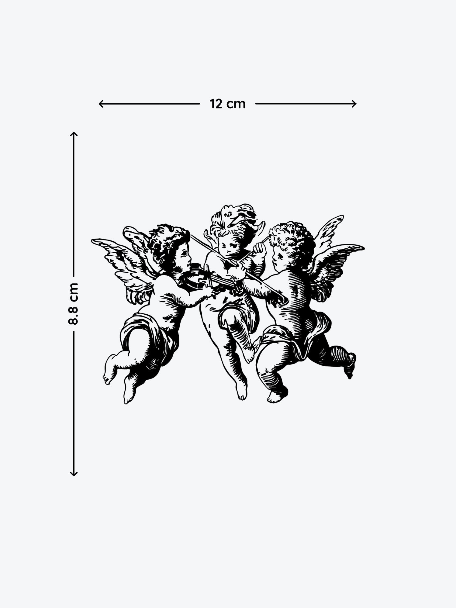 Angel Symphonie temporary tattoo