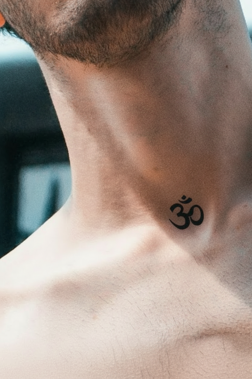 Om temporary tattoo