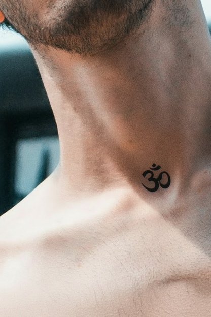 Om temporary tattoo