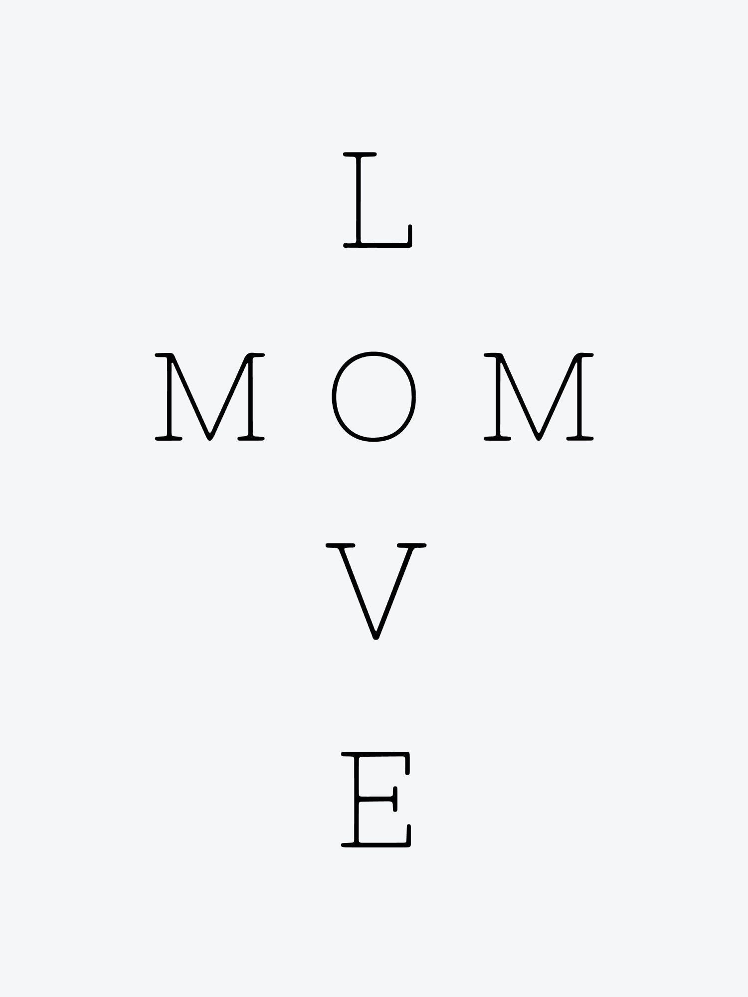 Love Mom temporary tattoo