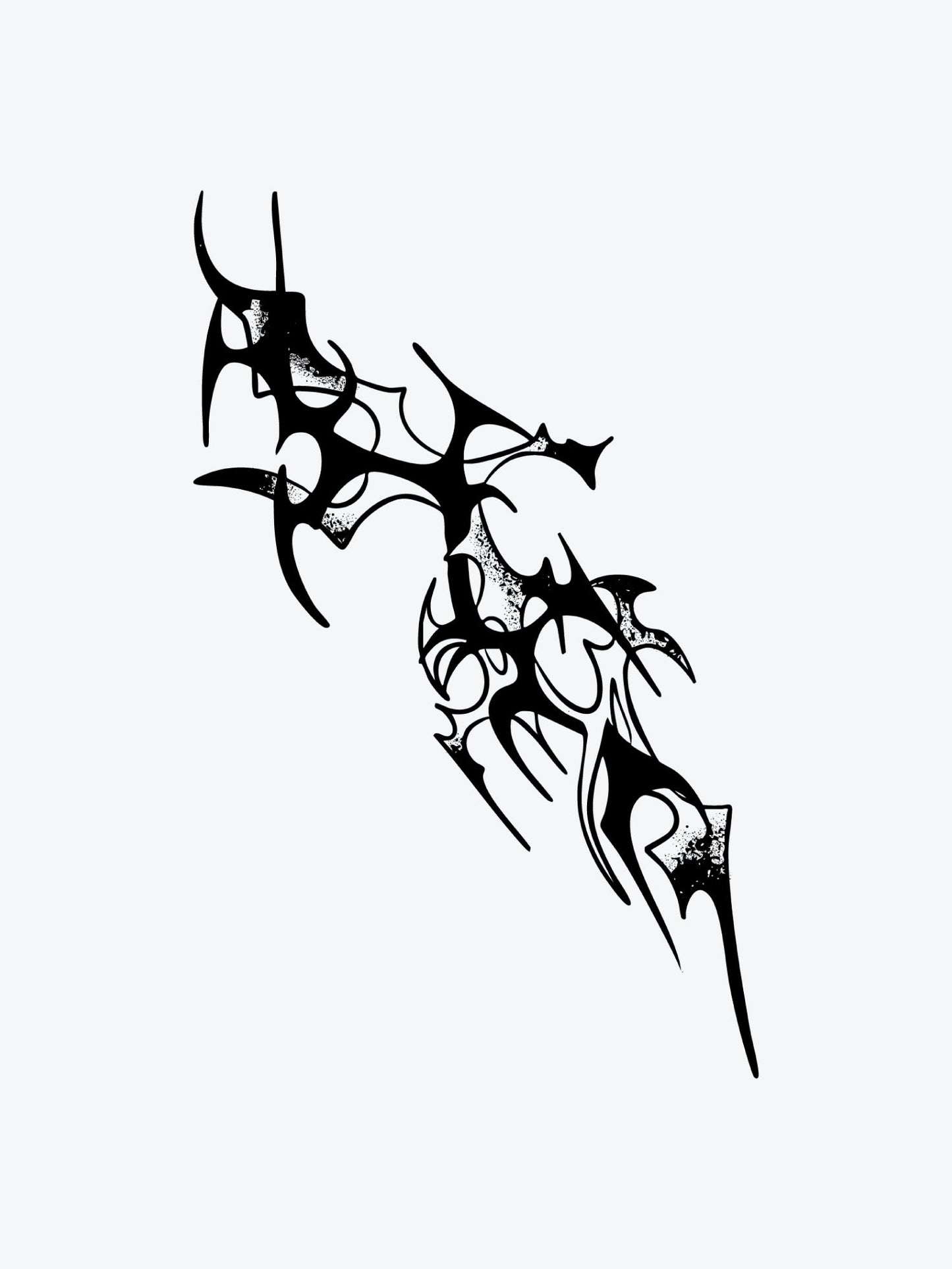 Scorpio Tribal temporary tattoo