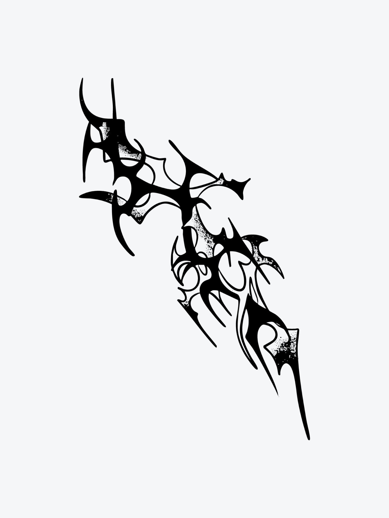 Scorpio Tribal temporary tattoo