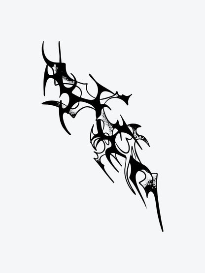 Scorpio Tribal temporary tattoo