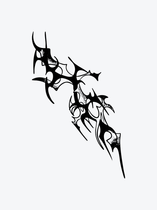 Scorpio Tribal temporary tattoo