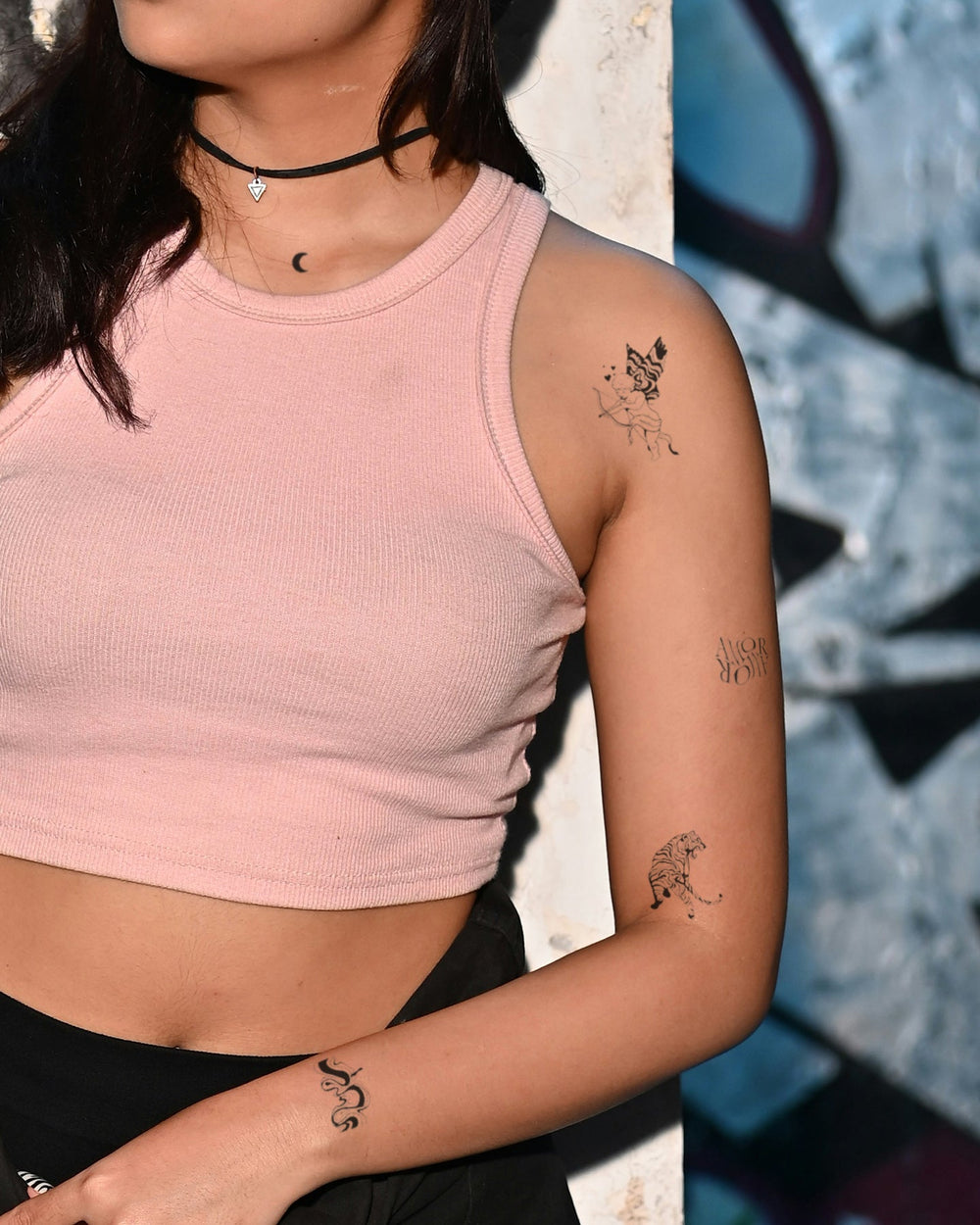 Fluid Contemporary Bundle(4 Tattoos) temporary tattoo