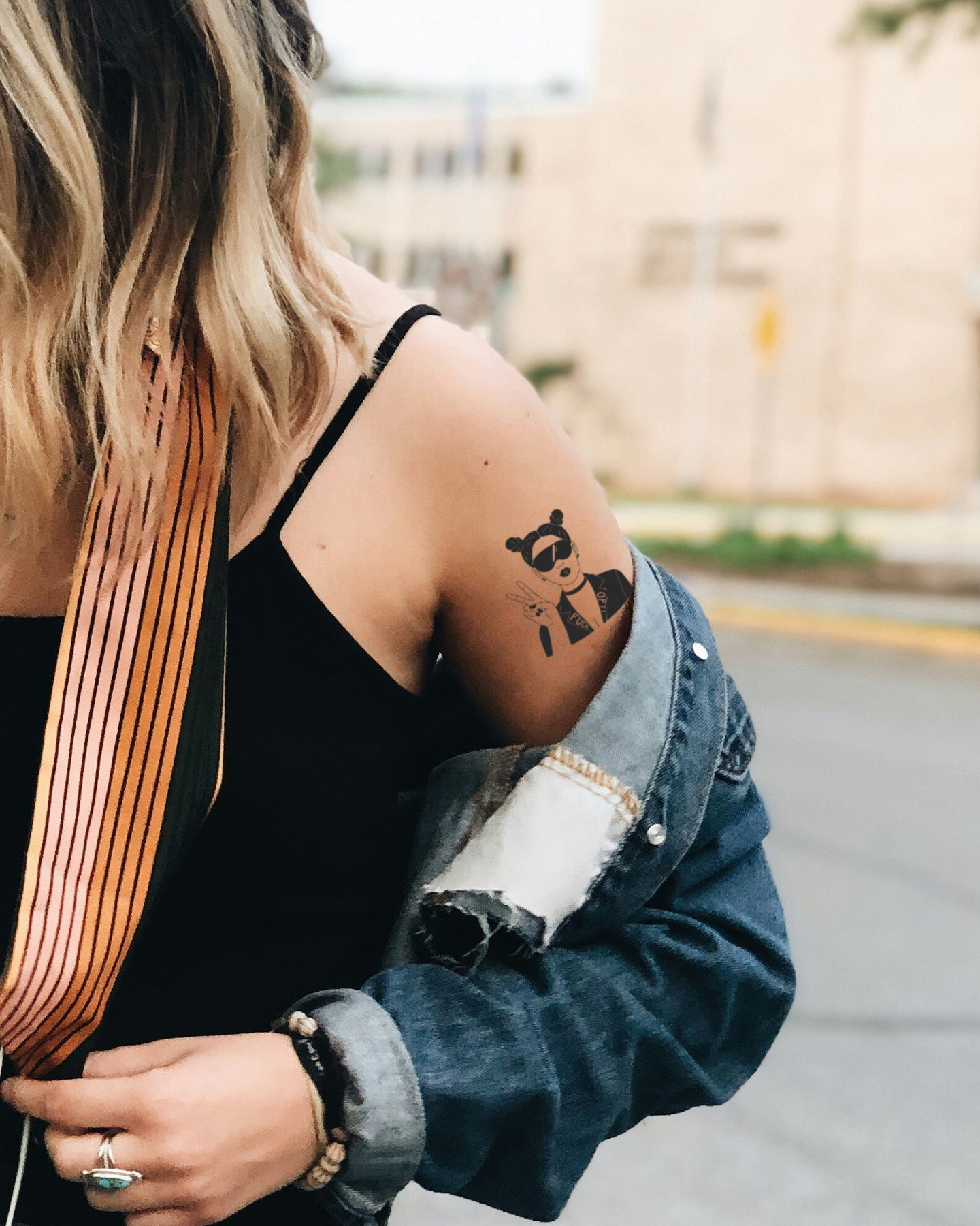 FO Dude temporary tattoo