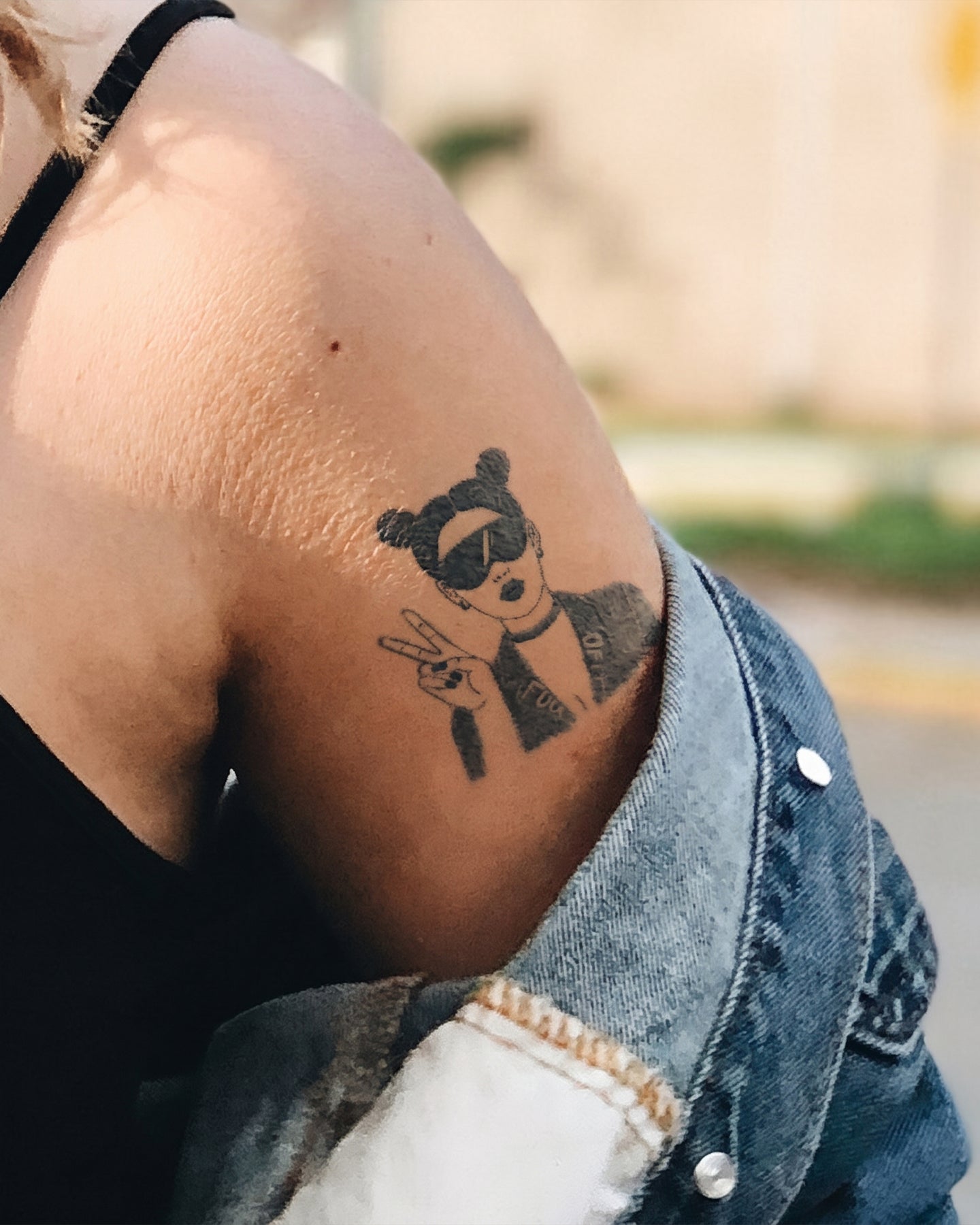 FO Dude temporary tattoo