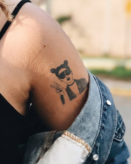 FO Dude temporary tattoo
