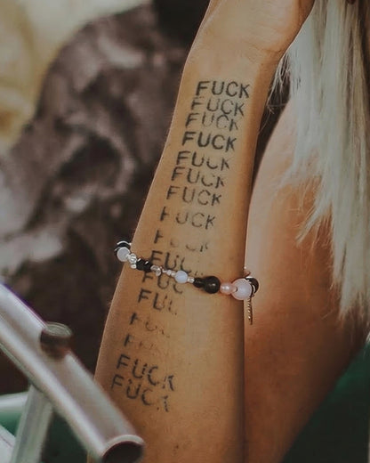 Fuck Stamp temporary tattoo