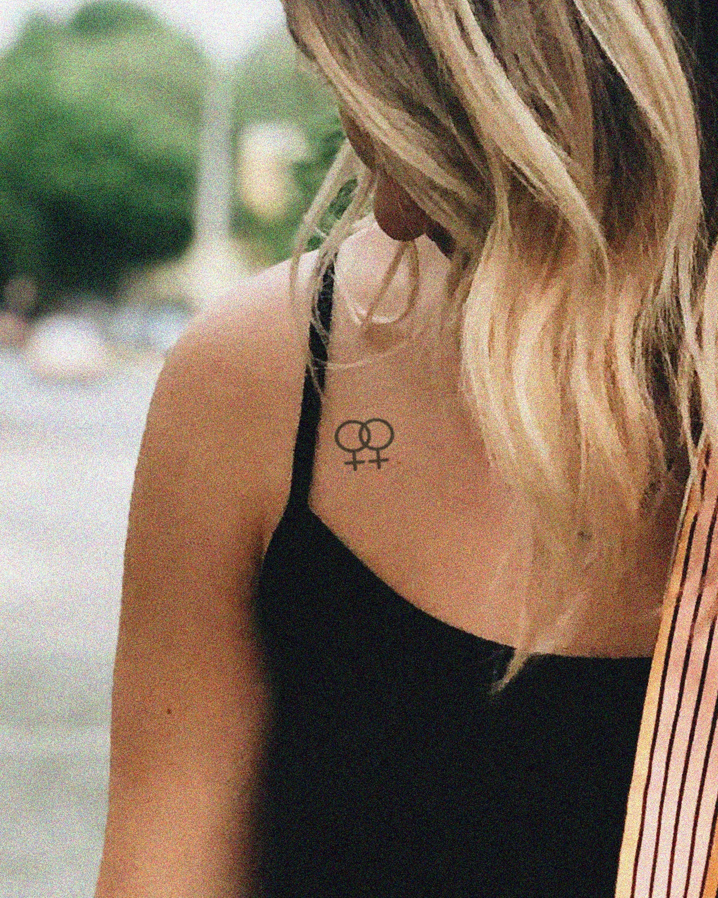 Gender Fusion temporary tattoo