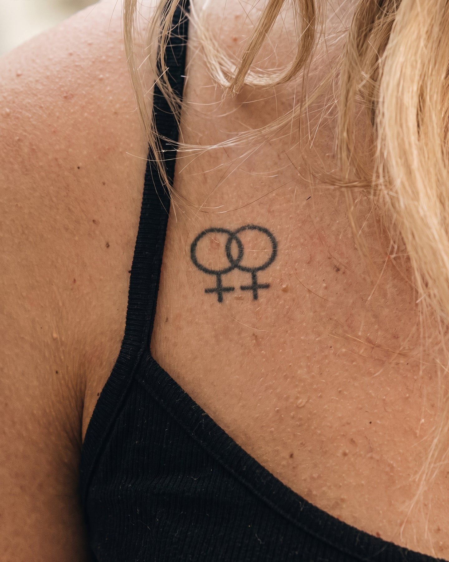 Gender Fusion temporary tattoo