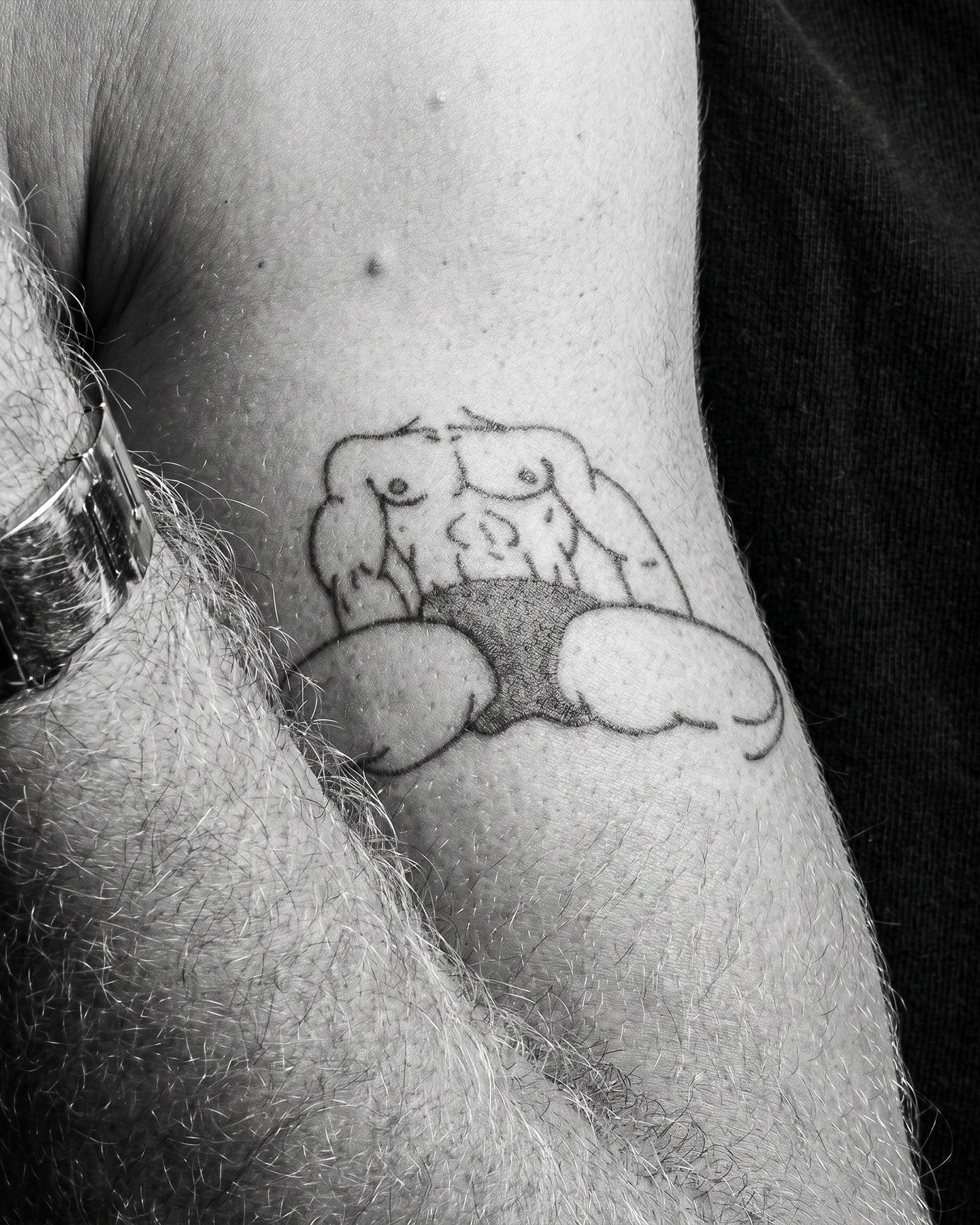 Hard Rest temporary tattoo