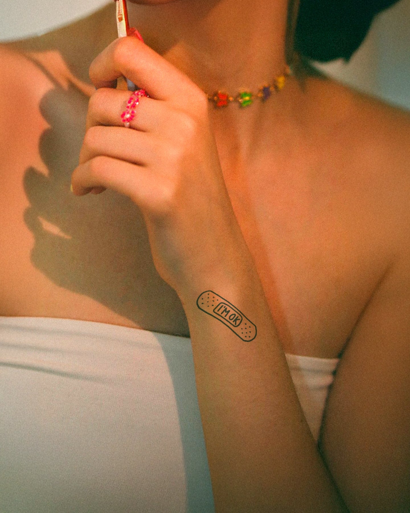 Im Okay temporary tattoo