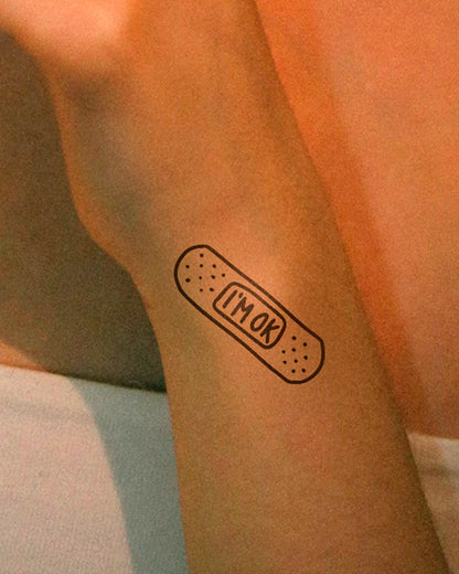 Im Okay temporary tattoo