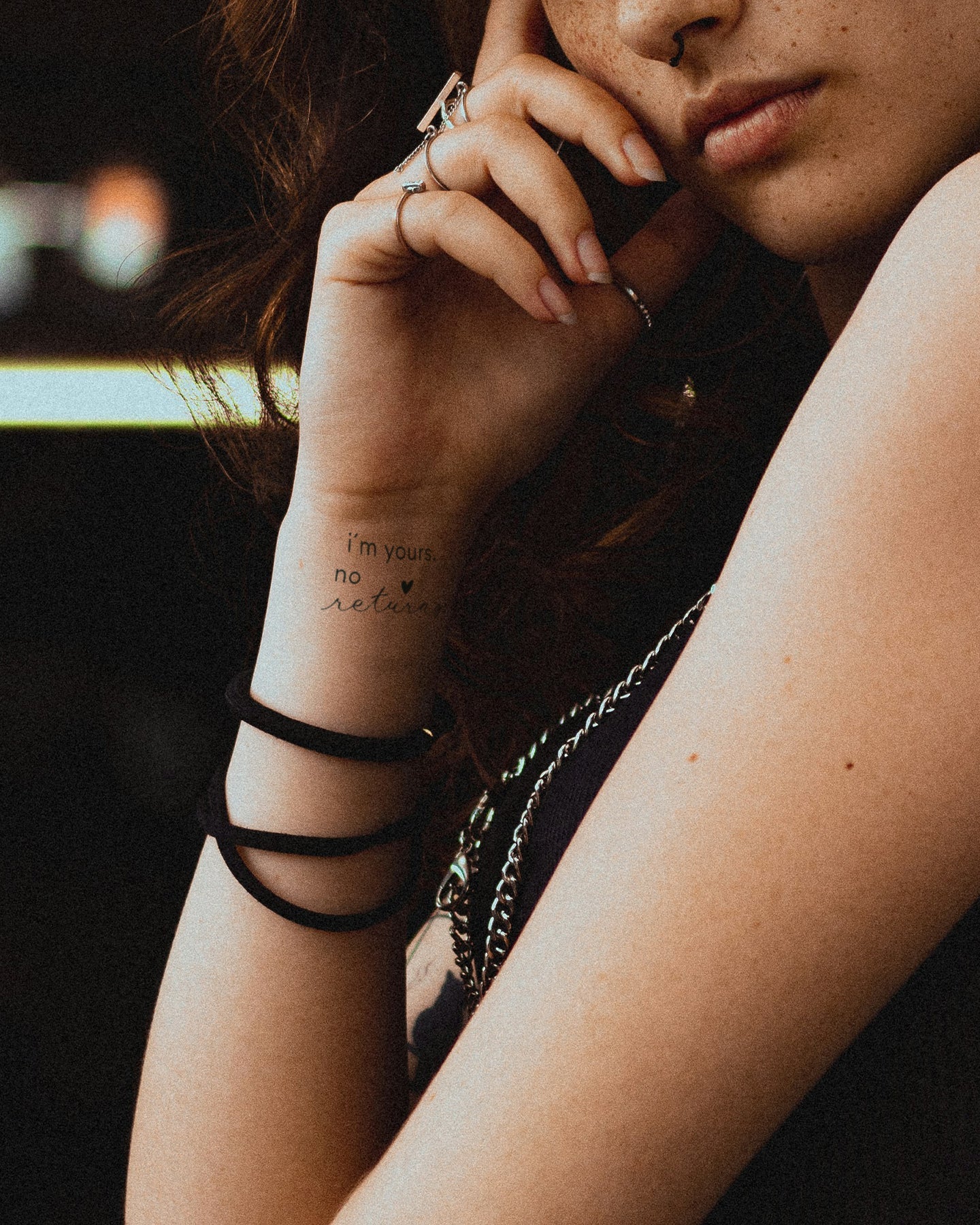 Im Yours No Returns temporary tattoo