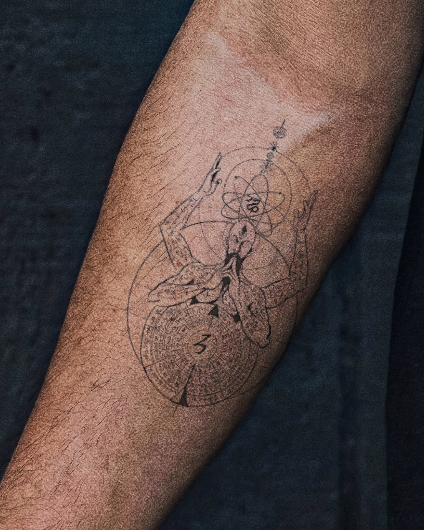 Infinite Asemic Consciousness temporary tattoo