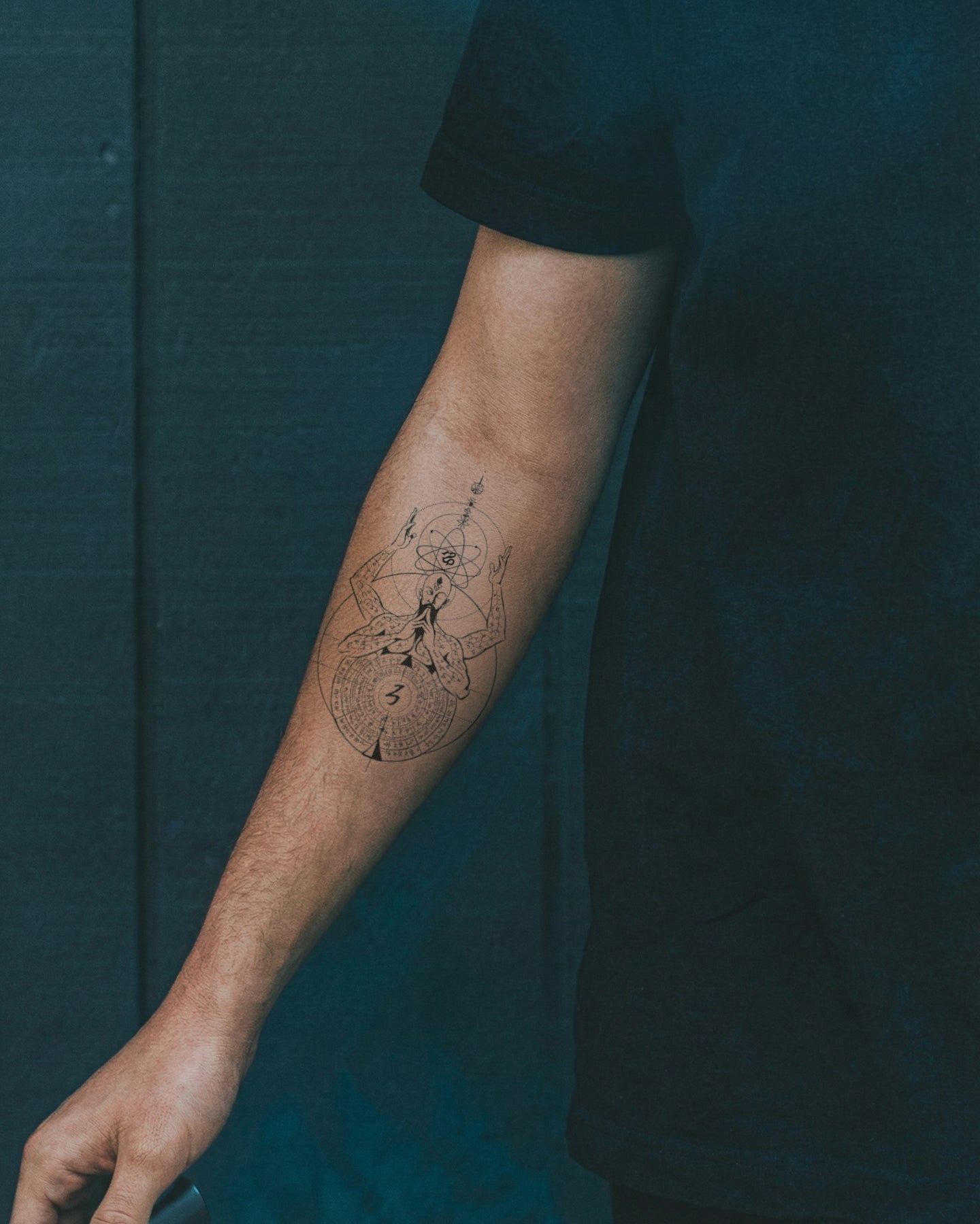 Infinite Asemic Consciousness temporary tattoo