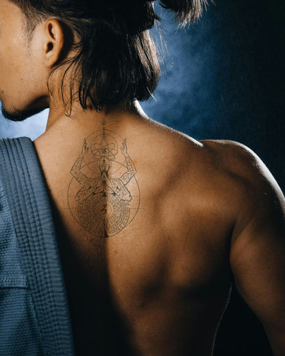 Infinite Asemic Consciousness temporary tattoo