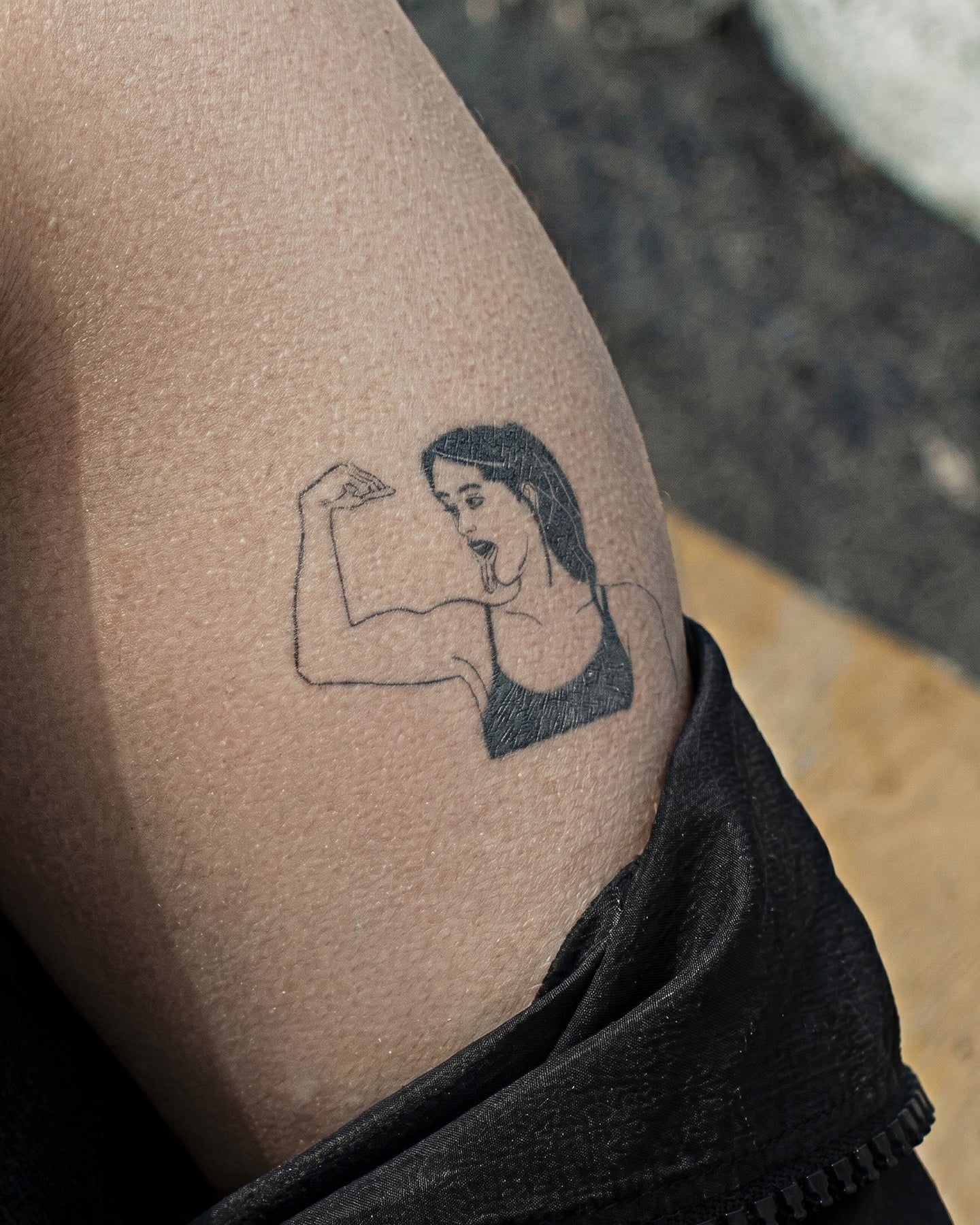 Inner Force temporary tattoo