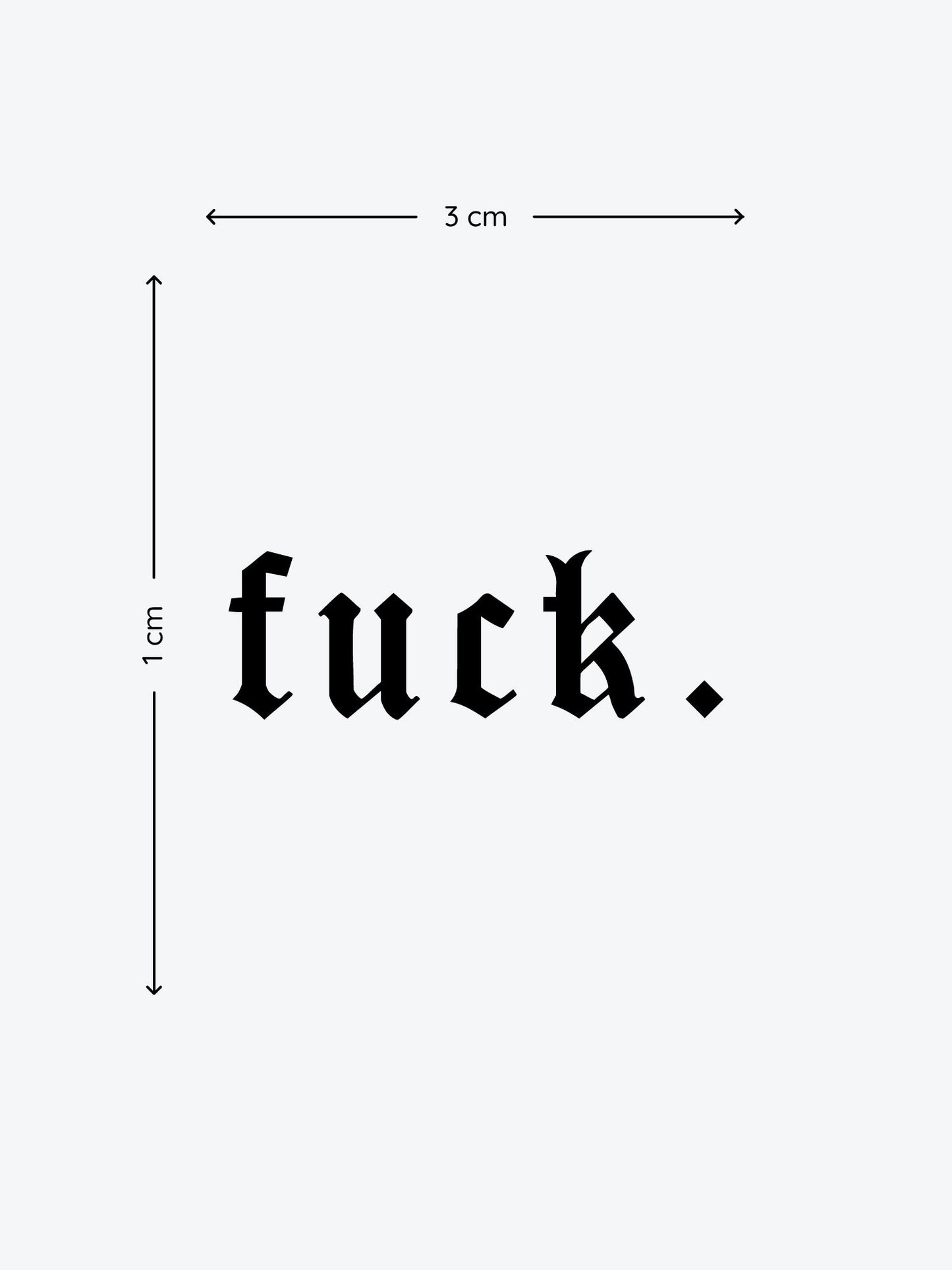 kcuf temporary tattoo