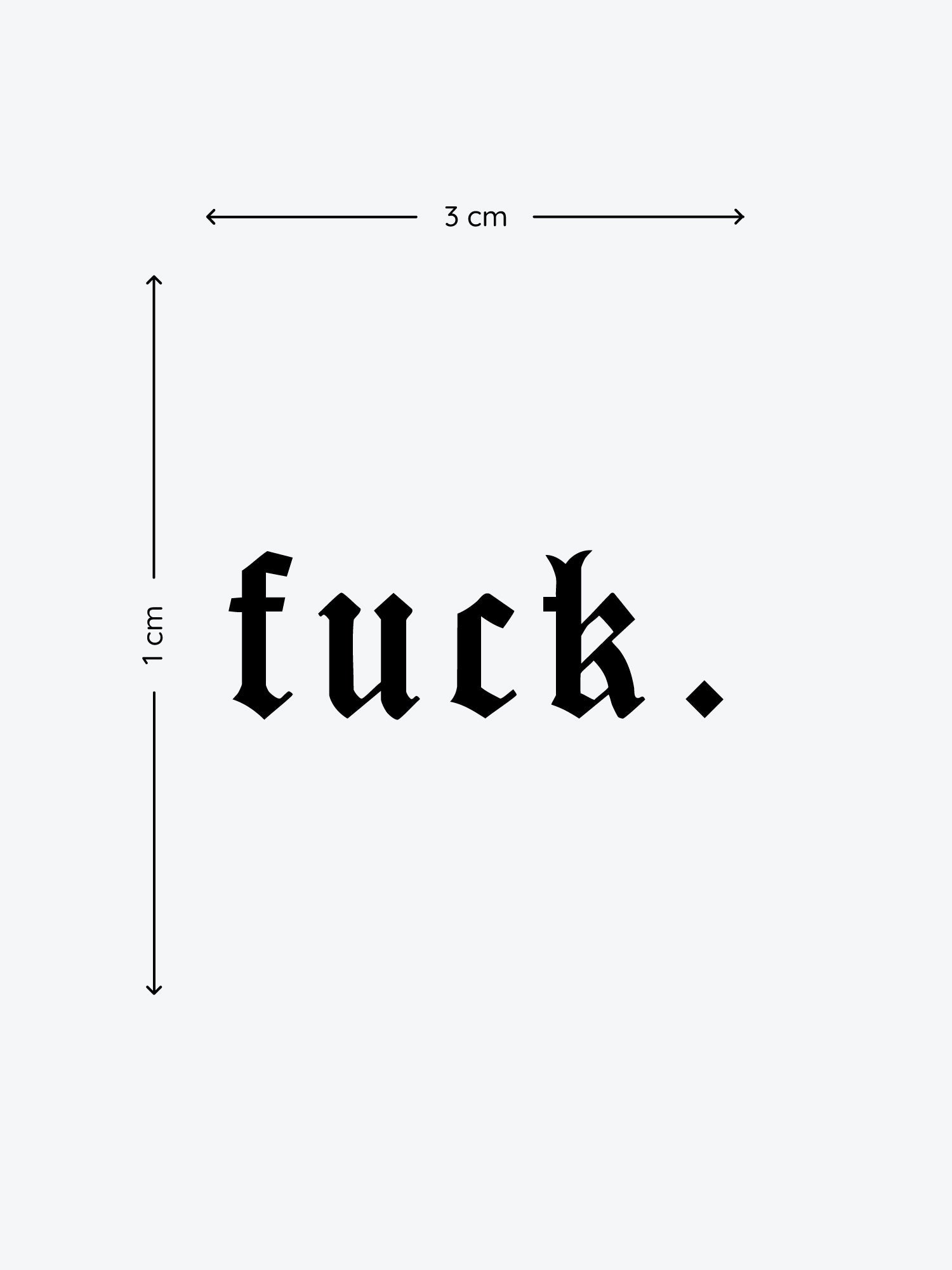 kcuf temporary tattoo