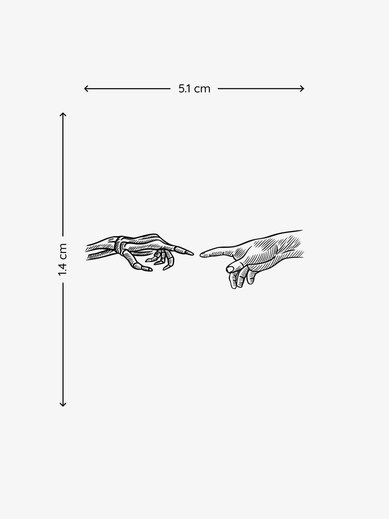 Life Meets Death temporary tattoo