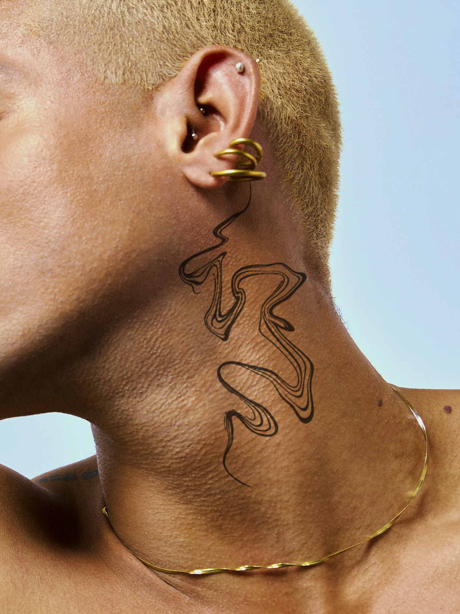 Lines2.0 temporary tattoo